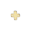 Cross 10x10mm with 2 holes 10x10mm