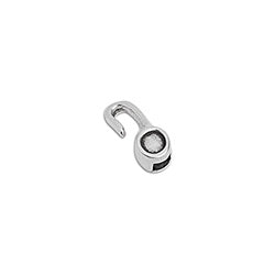 Hook part 02 of clasp with fb ss12 for 3x2mm - Size 11x4.5mm - Hole 3x2mm