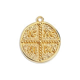 Cross talisman 18mm pendant - Size 18.2x21mm