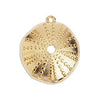 Sea urchin motif 24mm pendant - Size 21x24.5mm
