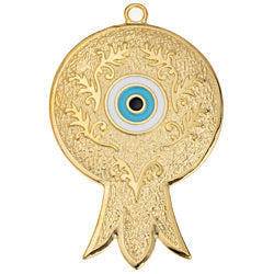 Pomegranate motif 48mm with eye pendant - 52,4x81,6mm