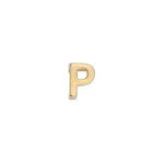 Letter p grip-it slider for 5x2.5mm - Size 6.8x7.7mm - Hole 5x2.5mm