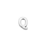 Letter q grip-it slider for 5x2.5mm - Size 6.8x7.7mm - Hole 5x2.5mm