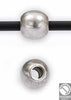 Brass ball bead 6mm H2.2mm - Size 6x5mm - Hole 2.2mm