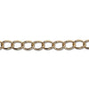 Brass chain extension 4.4x3.2mm - Size 3.2x4.4mm