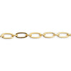 Brass chain oval links 6.5x2.9mm - Size 6.5x2.9mm