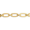Brass chain oval links 9.5x4.7mm - Size 4.7x9.5mm