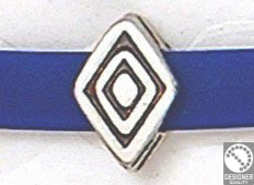 Bracelet motif for stripe 6X2.5mm - Size 7.5x12mm - Hole 6x2.5mm
