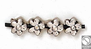Small flower bead - Size 8x9mm - Hole 2.5mm