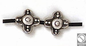 Cross bead - Size 13x13mm - Hole 2mm