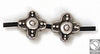 Cross bead - Size 13x13mm - Hole 2mm
