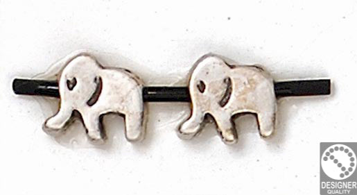Elephant bead - Size 13x11.5mm - Hole 2mm