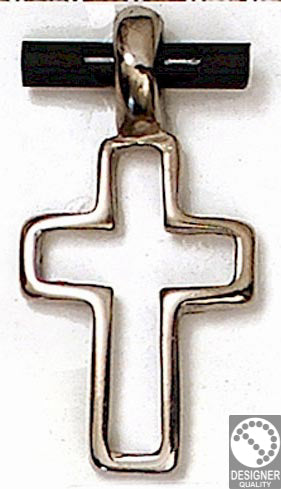 Cross pendant - Size 20x39mm - Hole 4.3mm