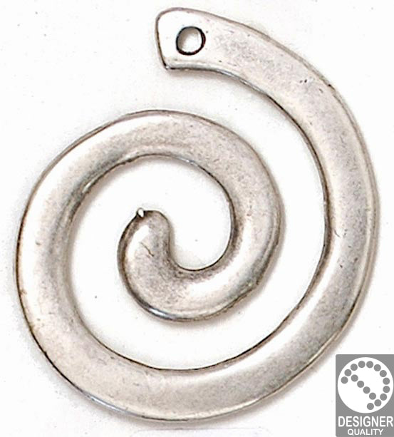 Spiral pendant - Size 43x49mm