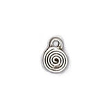 Small spiral pendant - Size 8.2x11.8mm