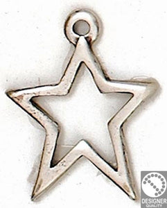 Star pendant - Size 25x32mm