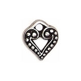 SMALL HEART PENDANT - Size 15x18mm
