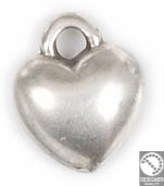 SMALL HEART PENDANT - Size 10.8x12.5mm