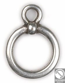 Toggle Clasp ring - Size 16x22mm