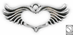 Heart pendant - Size 45x20mm