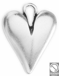 Heart pendant - Size 27x35mm