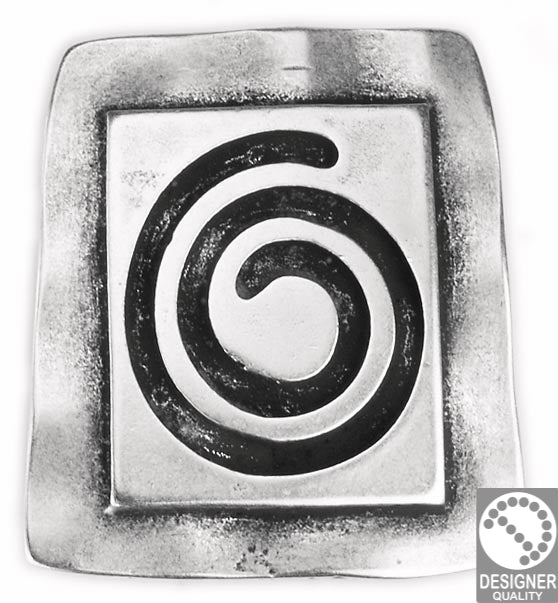 Spiral pendant - Size 42x47mm - Hole 9.5mm