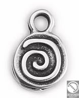 Pendant spiral small - Size 9x14mm