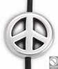 Peace sign with verical hole - Size 17x17mm - Hole 2.2mm