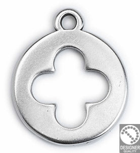 Pendant with cross - Size 20x23mm