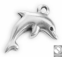 Pendant dolphin - Size 14x18mm