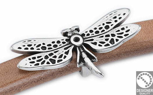 Dragonfly for regaliz - Size 38x20mm - Hole 10x7mm