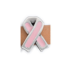 Awareness Ribbon for flat 10x2.5mm deco - Size 14x18mm - Hole 10x2.5mm