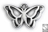 Pendant Butterfly wireframe - Size 18x11mm