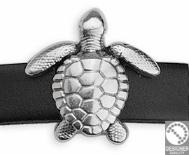 Turtle for 10x2.5mm - Size 22x22mm - Hole 10x2.5mm