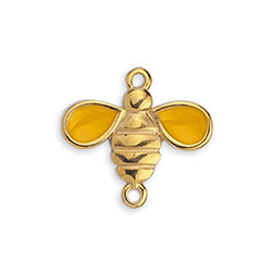Honey Bee 2 loops - Size 20x18mm