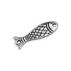 Fish with texture for bracelet - Size 23x7mm