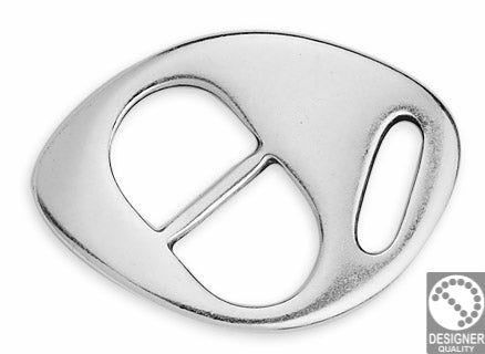 Buckle clasp 32mm for 10x2mm - Size 27x30mm - Hole 10x2mm