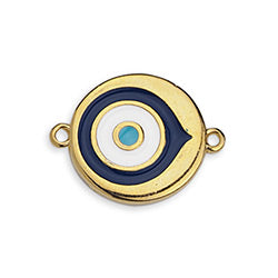 Disc eye with 2 rings - Size 21.8x16.7mm