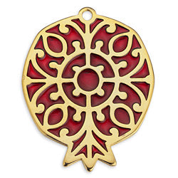 Byzantine pomegrenate 52mm pendant - Size 42x52mm
