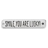 SMILE, YOU ARE LUCKY! pendant - Size 10x50mm
