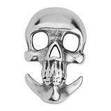 Skull for bracelet - Size 19x31mm - Hole 3mm