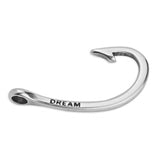 Hook Clasp "Dream" - Size 21x35mm - Hole 4mm