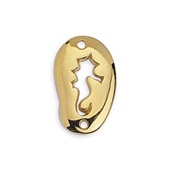 Bracelet motif with seahorse - Size 13x21mm