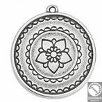 Ethnic pendant 30mm with one Ring - motif No 1 - Size 30x33mm