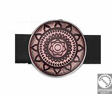 Ethnic 20mm for 10x2.5mm No 3 - Size 20x20mm - Hole 10x2.5mm