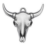 Bull skull pendant - Size 40x40mm