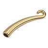 Hook basic part of clasp for 5mm - Size 49.9x8.3mm - Hole 5mm