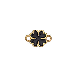 Clover mini with 2 rings - Size 12.2x8mm