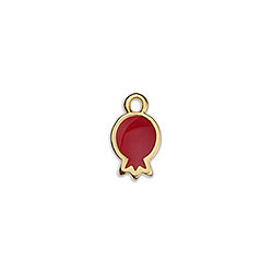 Pomegranate mini with one ring - Size 10.7x6.8mm