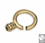 Clasp ring for 2mm - Size 16.5x11.9mm - Hole 2mm
